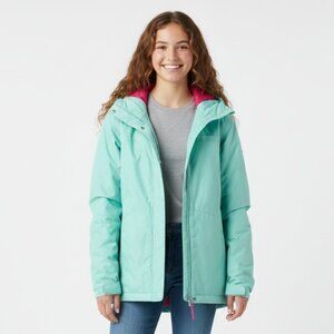 Columbia XL 2-in-1 Ski Jacket Teal Fuschia Outgrown